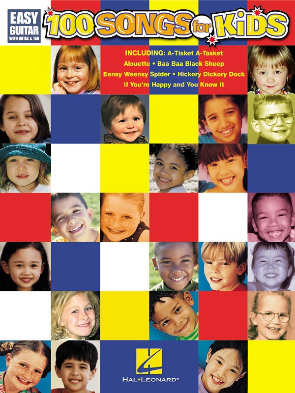100 Songs for Kids for Easy Guitar Notes and Tab by
